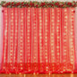 White Tulle Backdrop Curtain with Lights String for Parites 10×8ft Sheer Backdrop Curtains White Curtain Backdrop for Wedding Baby Shower Birthday Party Photo Shoot Decorations(2 Panels 10ft×8ft)