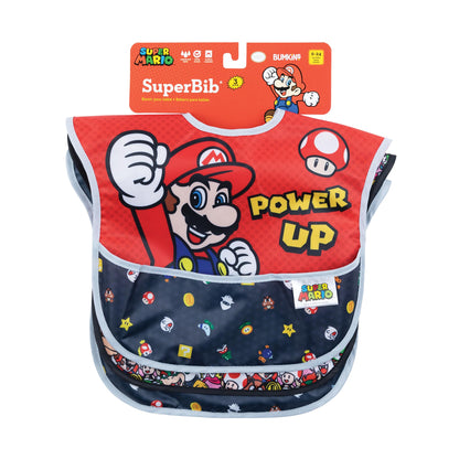 Bumkins Disney Bibs for Girl or Boy, SuperBib Baby and Toddler 6-24 Months, Essential Must Have for Eating, Feeding, Baby Led Weaning, Mess Saving Waterproof Soft Fabric, 3-pk Pooh Bear and Friends