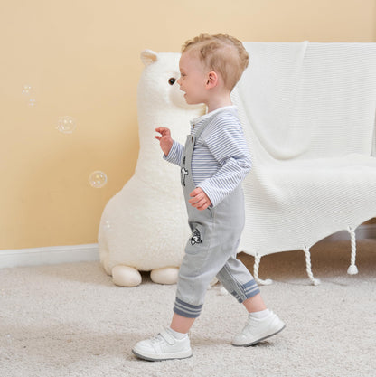 Baby Boy Clothes Set Infant Boy's Long Sleeve Romper+Dinosaur Denim Overalls Toddler Boys Fall Winter Outfits Suit
