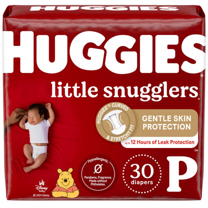 Huggies Newborn Diapers, Little Snugglers Baby Diapers, Size Newborn (up to 10 lbs), 31 Count