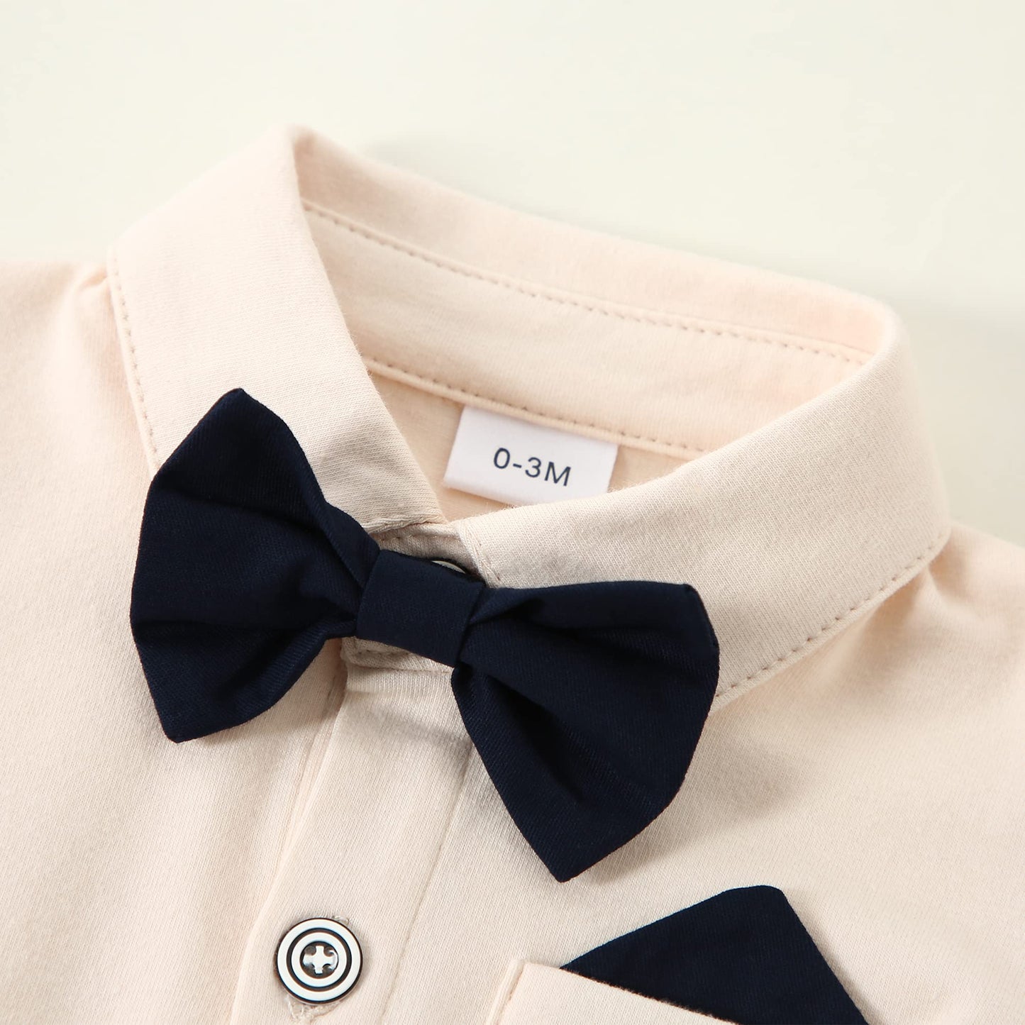 WESIDOM Baby Boy Clothes 0-18M Newborn Infant Gentleman Outfit, Shirt+Bowtie+Beret+Suspender Pant Baby boy Suit Clothing Set