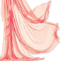 Barcelonetta | Chiffon Fabric | Decoration, Drapery Fabric | Wedding, Gender Reveal, Baby Shower, Birthday | for Arbor, Arch, Canopy, Table and Chair Decoration (Dusty Rose, 10 Yards)