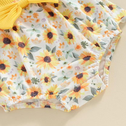 Baby Girls Summer Denim Romper Clothes Dress Newborn Onesie Sunsuit 3 6 9 12 18 Months One-Piece Jumpsuits Outfits