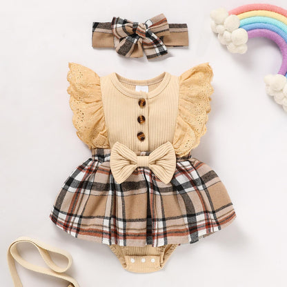 Sinhoon Baby Girl Clothes Newborn Ruffled Sleeveless Romper Floral Dreesy Bodysuit Heaedband 3pcs Baby Girl Summer Clothes