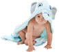 HIPHOP PANDA Hooded Towel - Rayon Made from Bamboo, Bath Towel with Bear Ears for Newborn, Babie, Toddler, Infant - Absorbent Large Baby Towel - Yellow Duck, 30 x 30 Inch