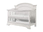 Westwood Design Arch Paneled 4 in 1 Convertible Crib, Olivia, Brushed White