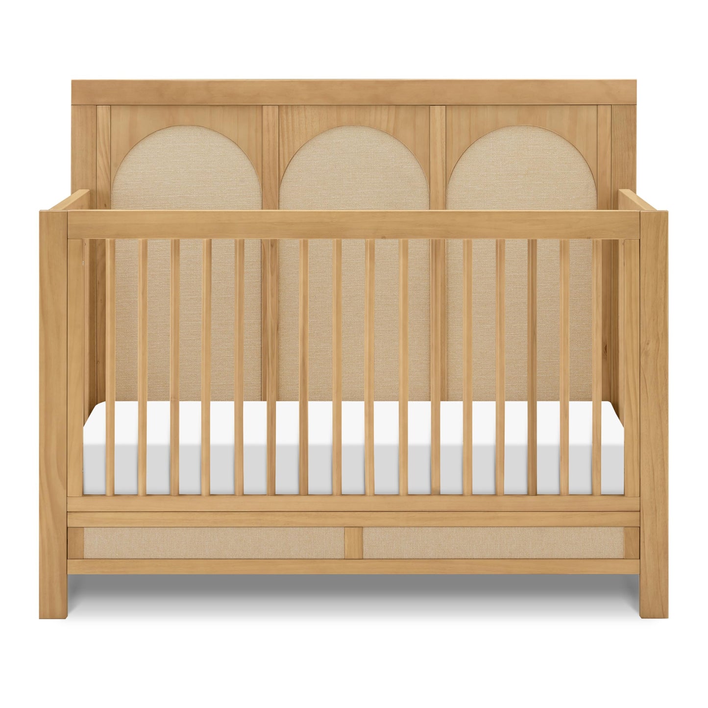 Namesake Eloise 4-in-1 Convertible Crib in French Sage Performance Sand Eco-Weave, GREENGUARD Gold Certified