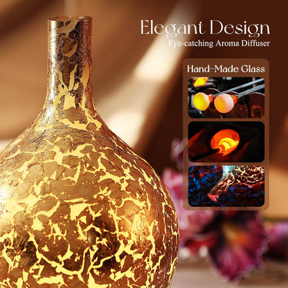 Porseme 3D Essential Oil Diffuser Cool Mist Humidifier Ultrasonic Aromatherapy Diffuser,150ml Last 6h,Auto Shut-Off,Air Refresh,Decoration for Home,Office,Yoga,Baby,Sleep