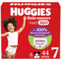 Huggies Size 4 Baby Diapers, Little Movers HuggFit 360° Baby Diapers with 360° Waistband, Size 4 (22-37 lbs), 144 Count, Packaging May Vary