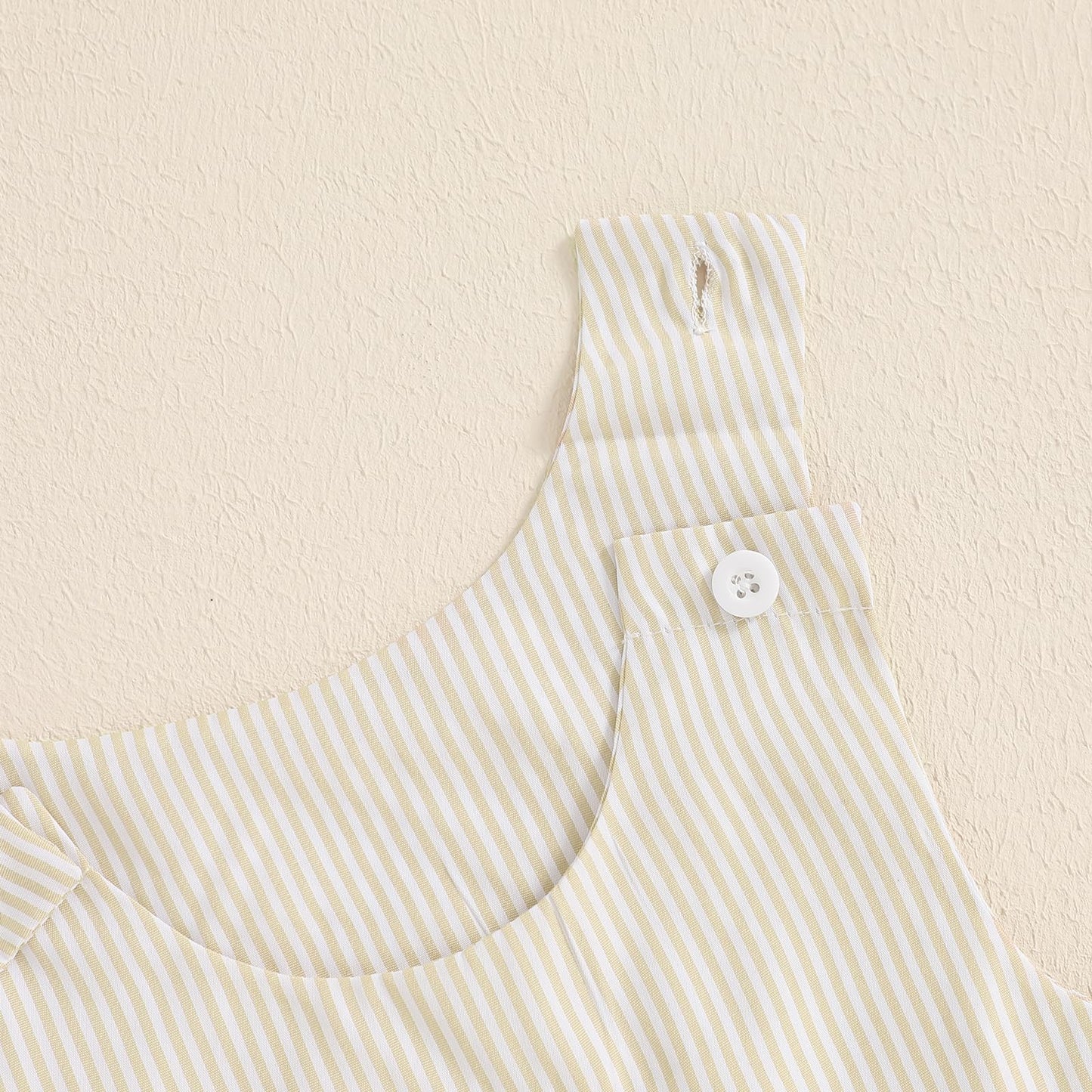 Baby Boy Summer Clothes Sleeveless Embroidery Dinosaur Striped Retro Romper Jumpsuit Smocked Shortall