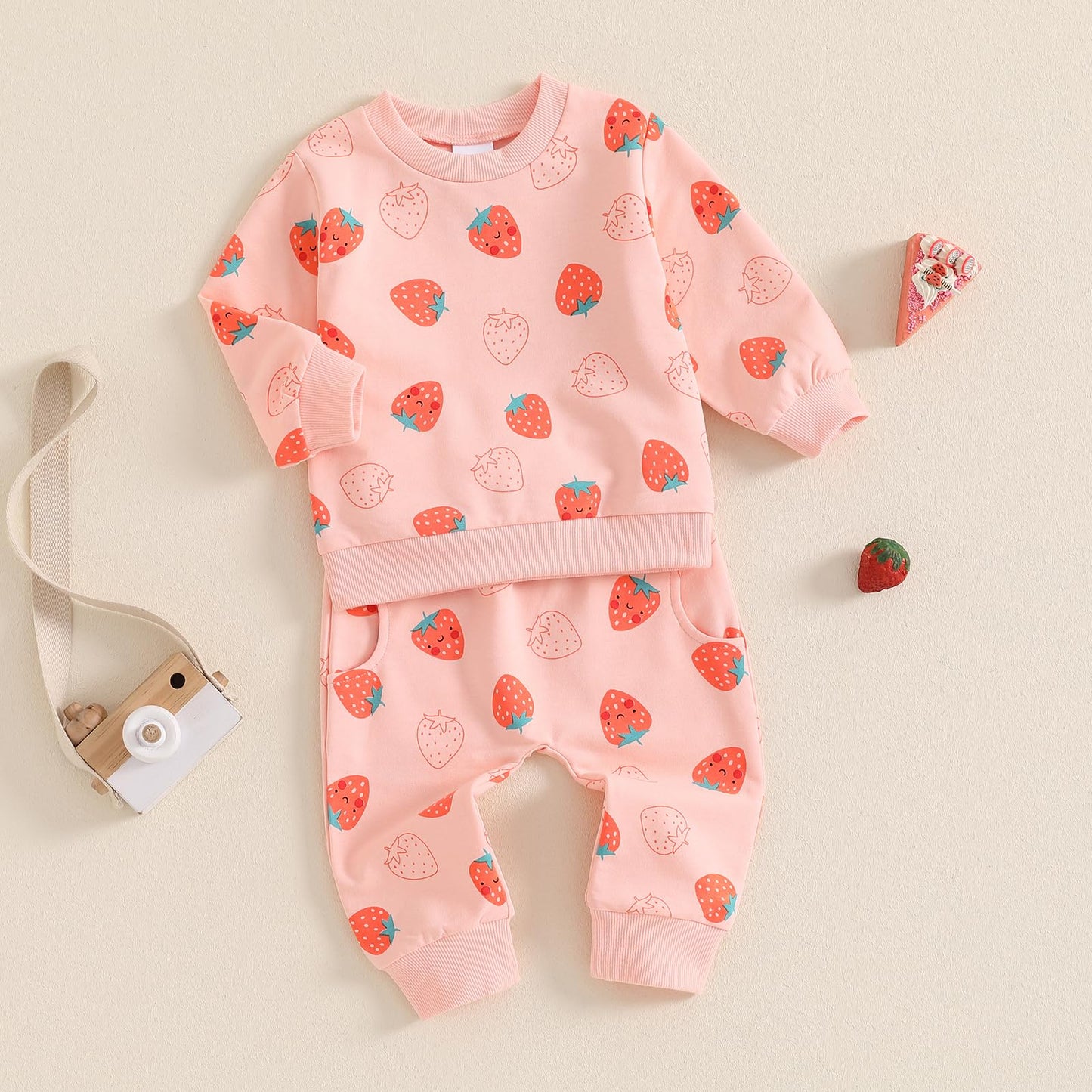 Mubineo Toddler Baby Girl Clothes Cute Long Sleeve Sweatshirt Sweatpant Outfits Fall Winter Tops Pant Outfit Sweatsuit