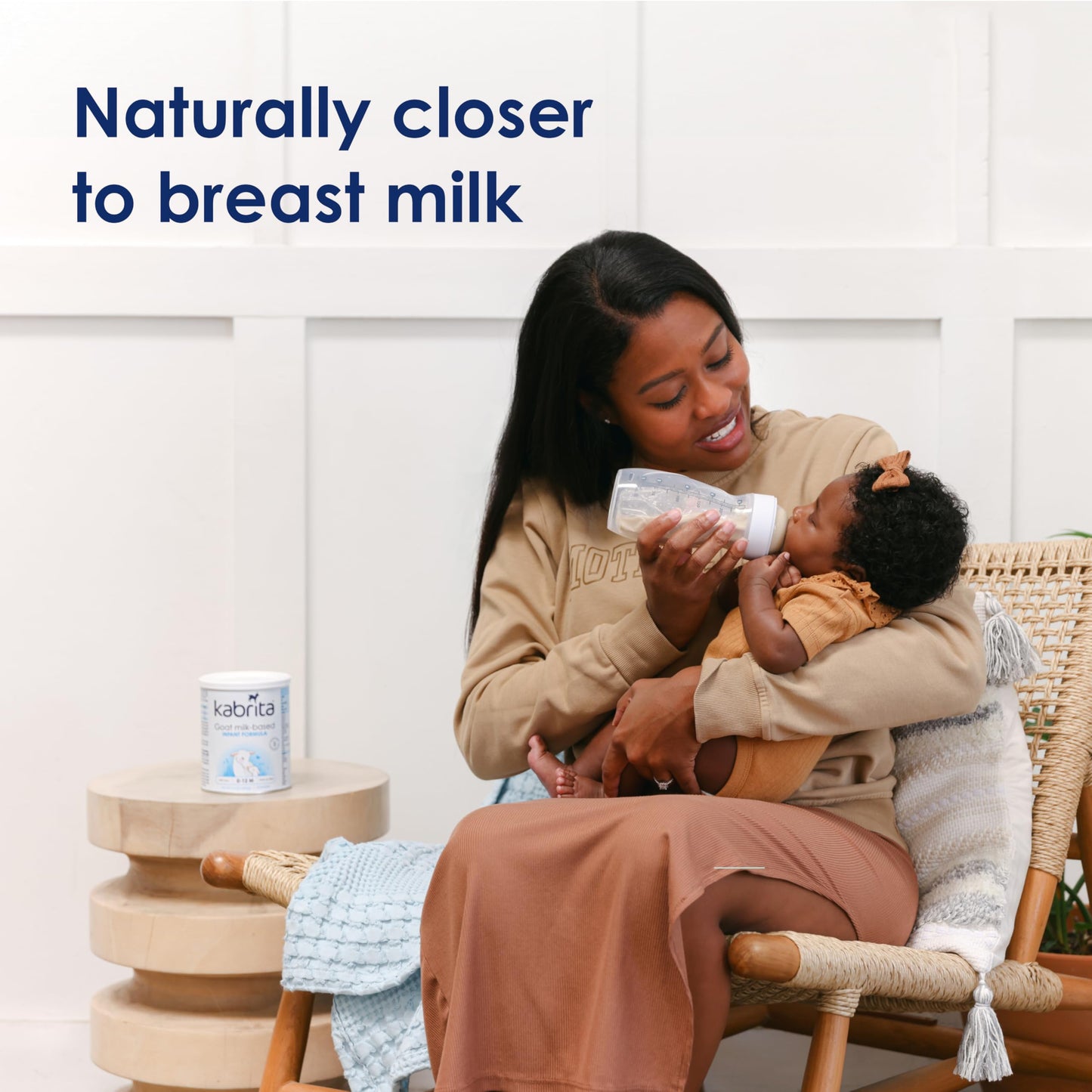 Kabrita Goat Milk Infant Formula - Easy to Digest Baby Formula 0-12 Months - Contains Prebiotics, Iron, DHA, Non-GMO - Gentle on Sensitive Tummies - Formula Supporting Gut Health & Sleep - 28Oz