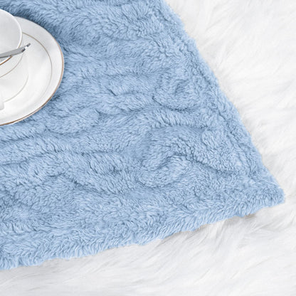 HOMRITAR Baby Blanket for Girls Toddlers 3D Fleece Fluffy Fuzzy Blanket for Baby, Soft Warm Cozy Fleece Blanket, Infant or Newborn Receiving Blanket 330GSM (30 x 40 Inch, Pink)