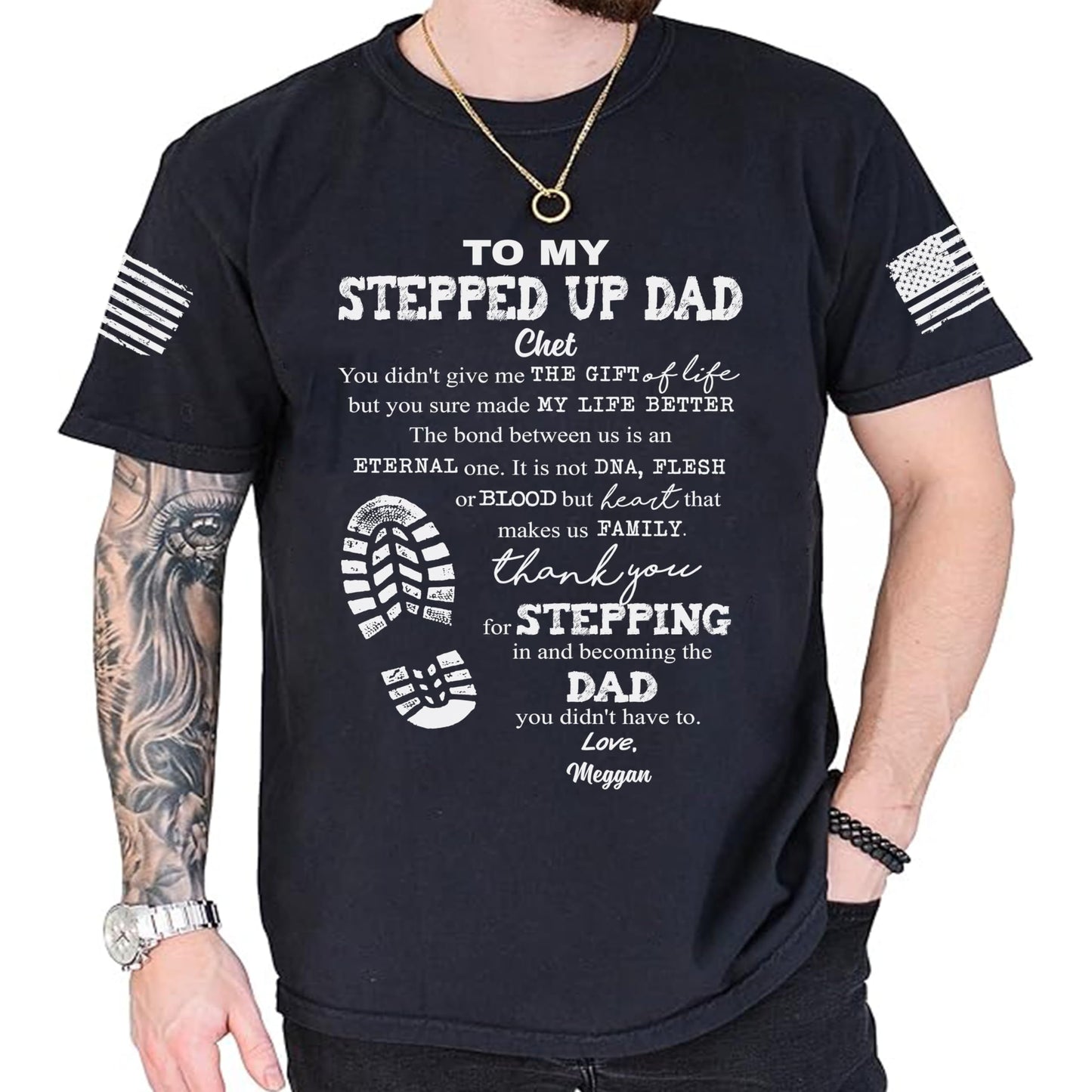 Personalized Fathers Day T-Shirt, Custom Grandpa Grandkids Name Shirt, Papa Shirts, Dad Gifts for Fathers Day and Christmas