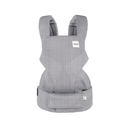 Baby Tula Explore Linen Baby Carrier 7 – 45 lb, Adjustable Newborn to Toddler Carrier, Multiple Ergonomic Positions Front and Back, Breathable and [Natural – Explore + Linen, Ash