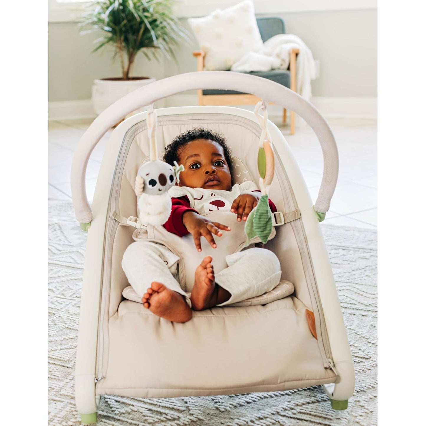 Tiny Love Boho Chic 2-in-1 with Removeable Hanging-Toy Bar, Stationary Modes, Folds Flat for Compact Storage and Portability