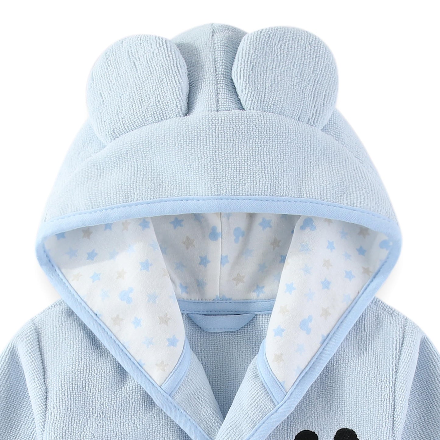 Disney Baby Winnie the Pooh Mickey Minnie Mouse Boys Girls Terry Hooded Towel Bathrobe with Ears One Size