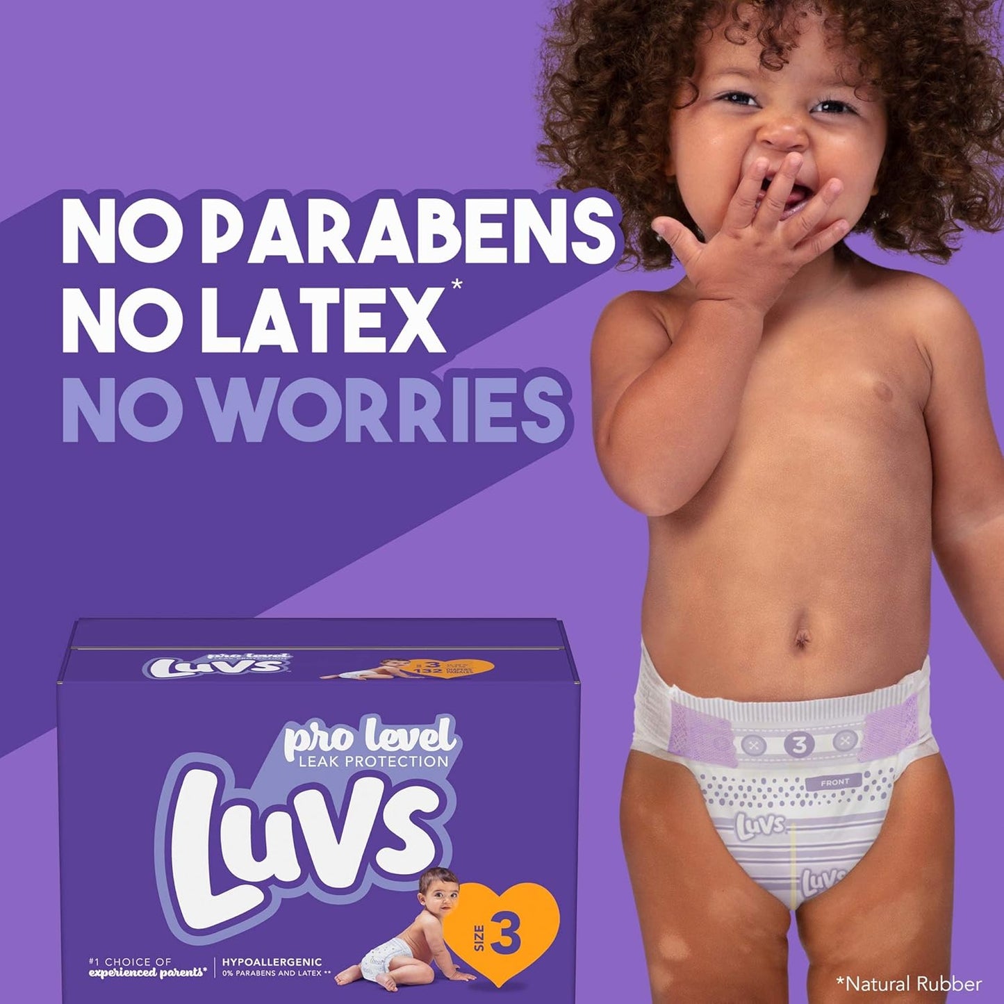 Luvs Size 3 Baby Diapers, Platinum Protection Bluey Diapers for Day & Night, Size 3, 104 Count (Packaging May Vary)