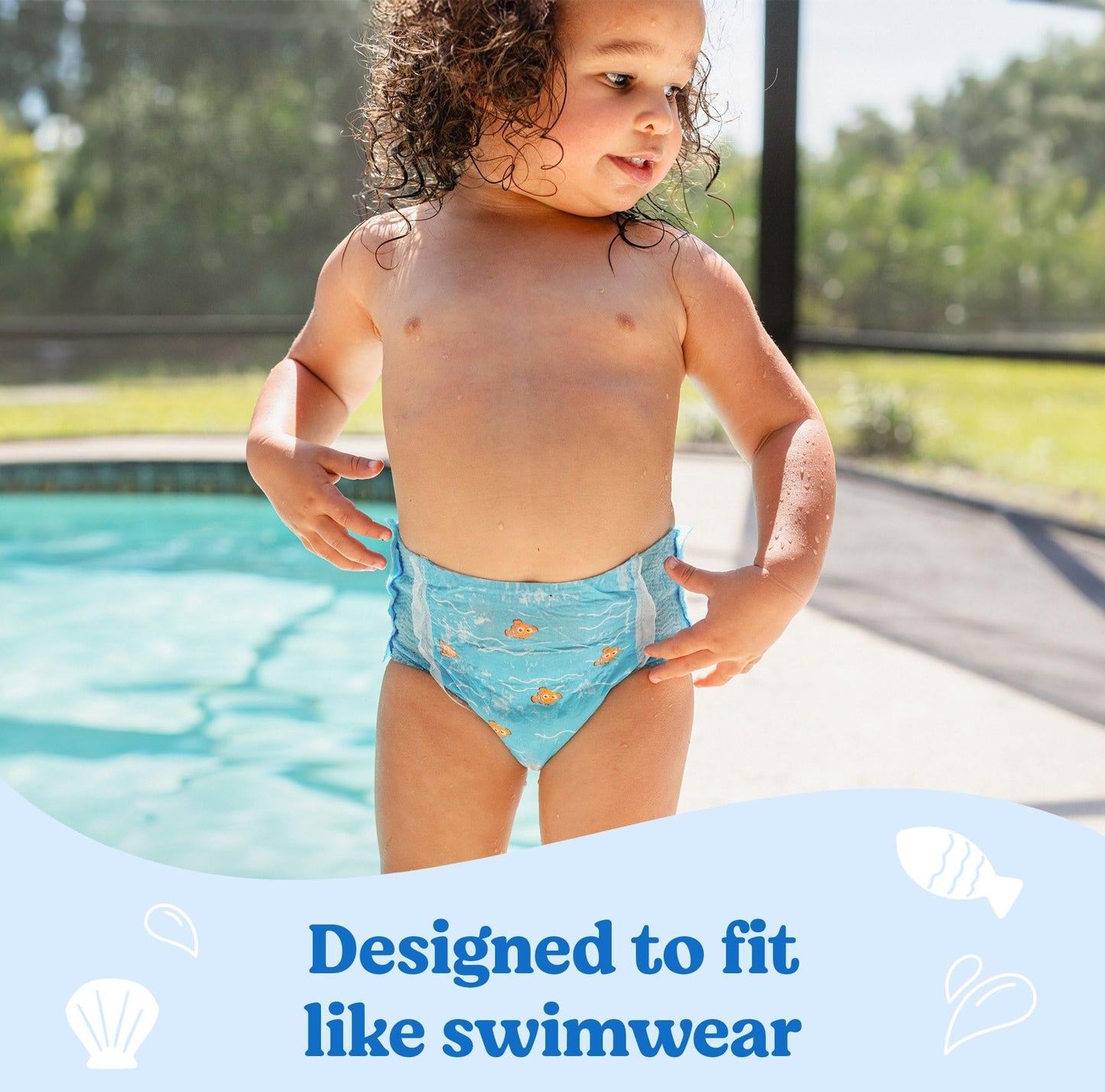 Huggies Little Swimmers Disposable Swimming Diapers, Size 4 (24-34 lbs), 18 Ct