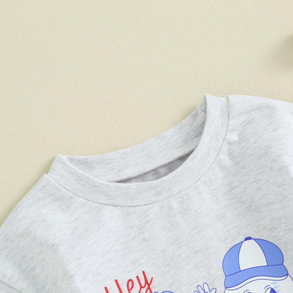 Newborn Infant Baby Boy Summer Outfit Mamas Boy Baby Clothes Boy Oversized Romper Shirts Short Sleeve Onesie