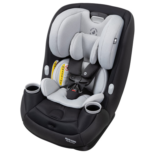 Maxi-Cosi Pria All-in-One Convertible Car Seat, Rear Facing Car Seat for Infants from 4-40 lbs, Forward Facing Car Seat up to 100 lbs in Booster Seat Mode, Rose Pink Sweater