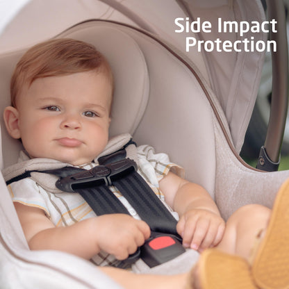 Maxi-Cosi Peri™ 180 Rotating Infant Car Seat, Baby Car Seat Rotating Carseat, Swivel Car Seat, Desert Wonder