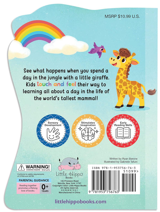 Jungle Days with Giraffe - Touch and Feel Board Book - Sensory Board Book