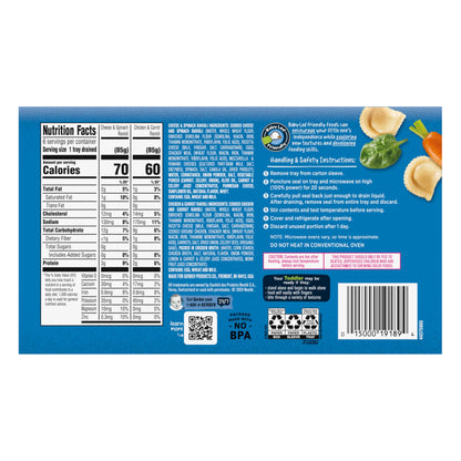 Gerber Pick-Ups Chicken and Parmesan Cheese Ravioli in Tomato Sauce Toddler Meals, 4.5 Oz Tray (Pack of 8)