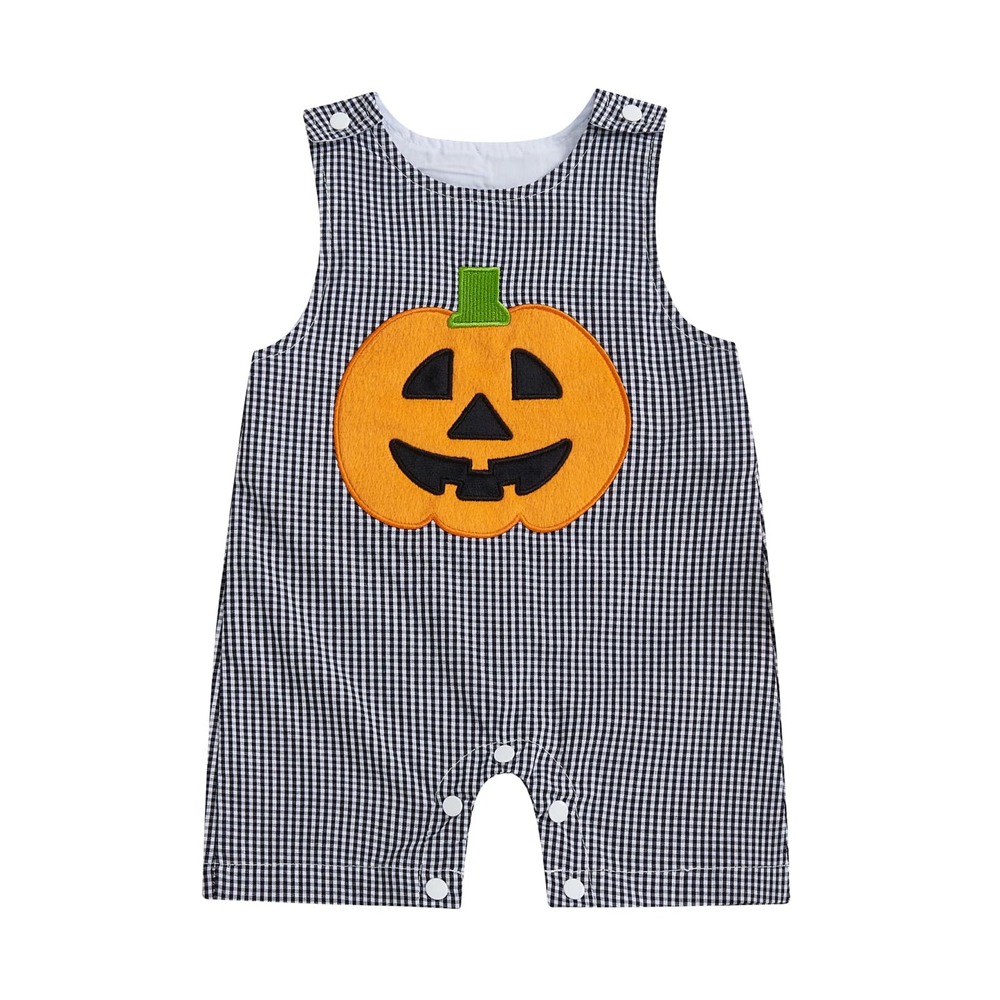 Baby Boy Summer Clothes Sleeveless Embroidery Dinosaur Striped Retro Romper Jumpsuit Smocked Shortall