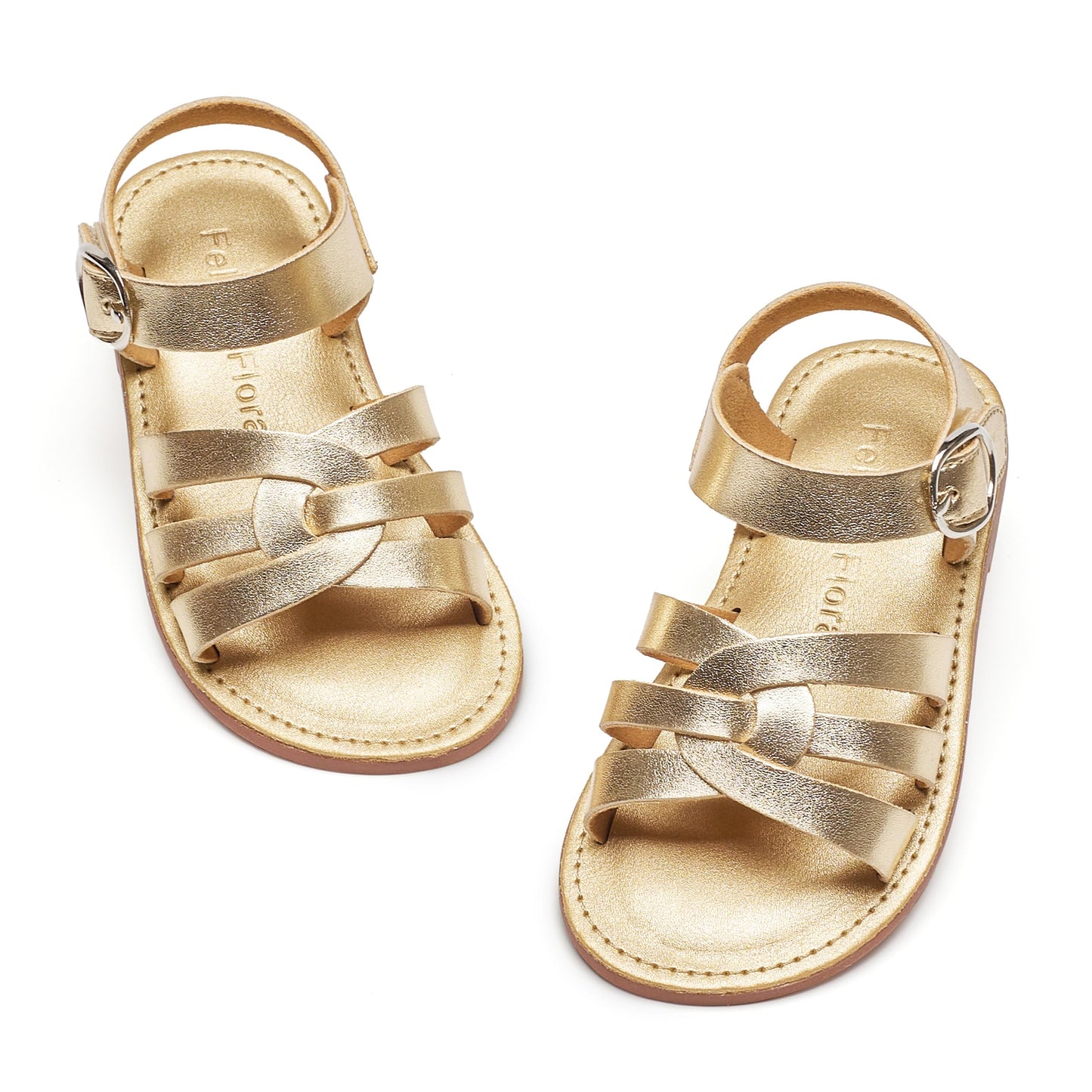 Felix & Flora Toddler Girl Sandals - Little Girl Easter Summer Dress Shoes Lightweight Open Toe Beach Holiday.