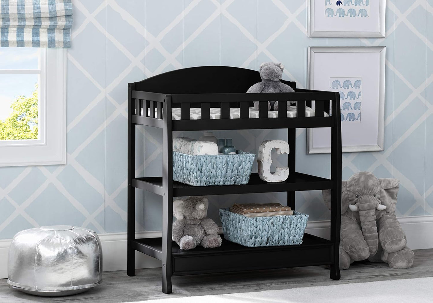 Delta Children Infant Changing Table with Pad, White