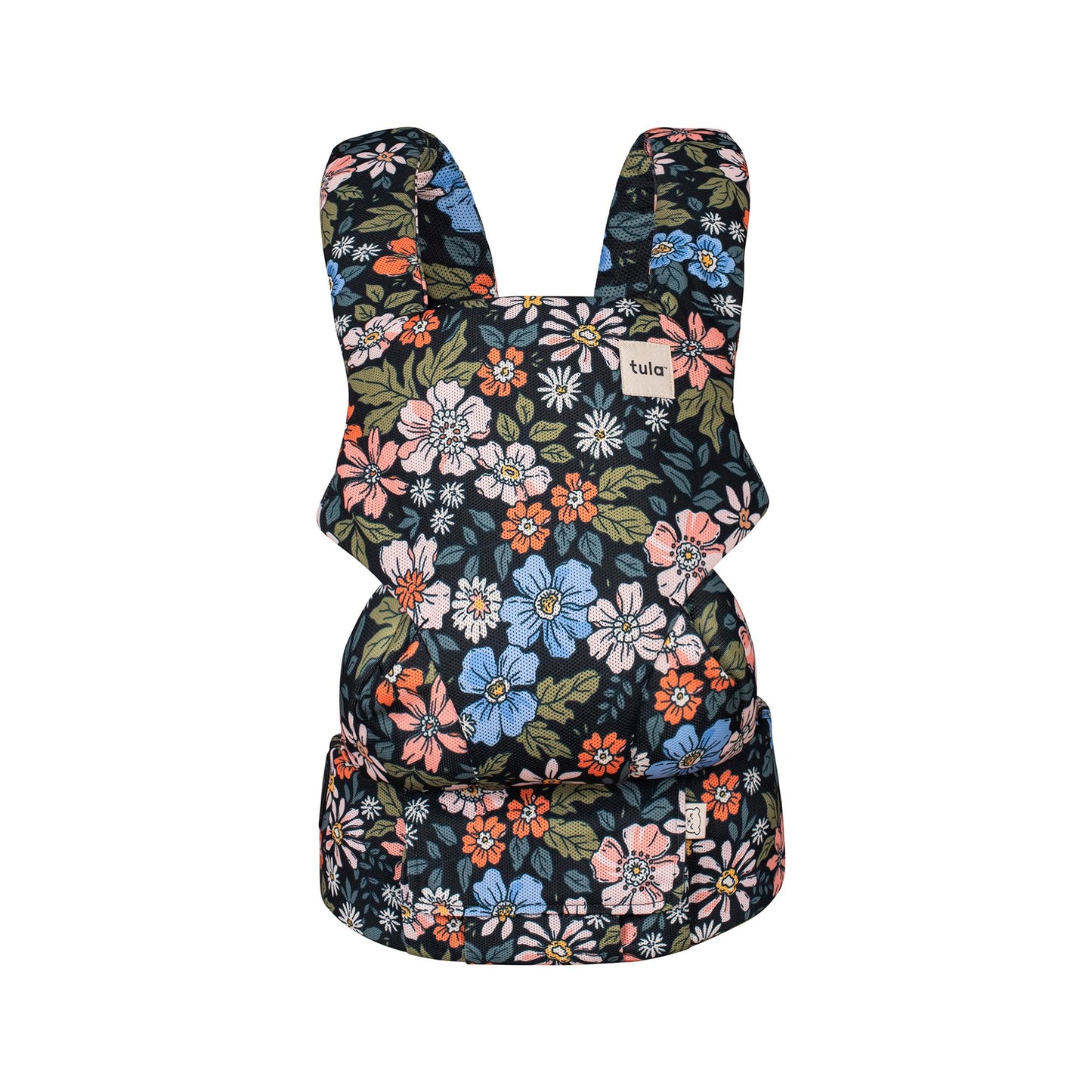 Baby Tula Explore Linen Baby Carrier 7 – 45 lb, Adjustable Newborn to Toddler Carrier, Multiple Ergonomic Positions Front and Back, Breathable and [Natural – Explore + Linen, Ash