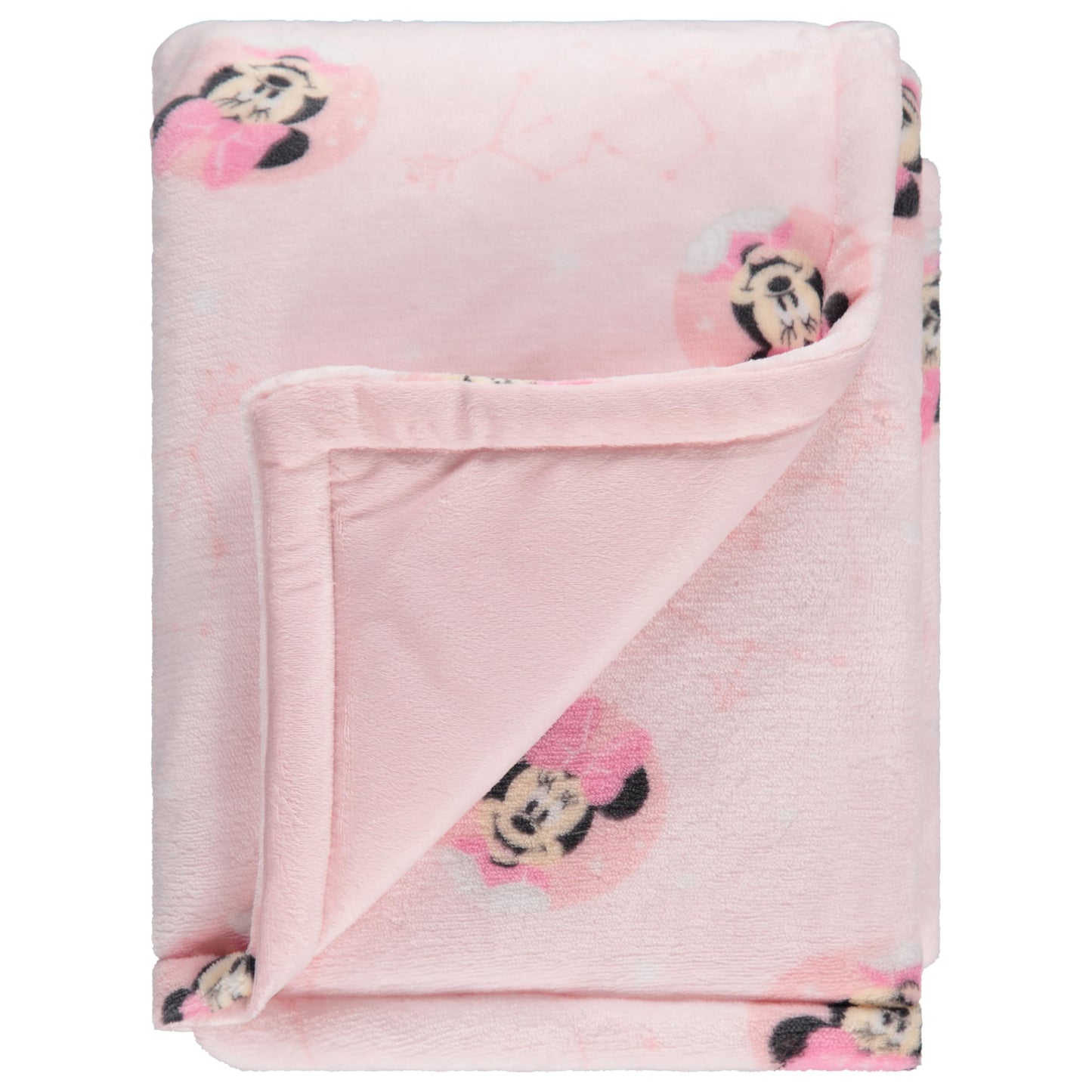 Disney Mickey Mouse, Minnie Mouse, Winnie The Pooh, Lilo and Stitch 2-Ply Infant Blanket - Soft Fleece with Polyfill - Cozy and Warm Baby Blanket for Baby Boys and Girls, 30x40 Inches