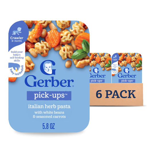 Gerber Toddler Food, Mashed Potatoes & Beef in Gravy, Mealtime for Toddler, 8PK
