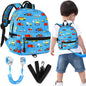 Accmor Toddler Backpack Leash, Cute Unicorn Baby Backpacks with Anti Lost Wrist Link, Mini Kids Backpack Leash Walking Harness for Outdoor Travel, Adorable Backpack Tether for Boys Girls 1-3 (Purple)