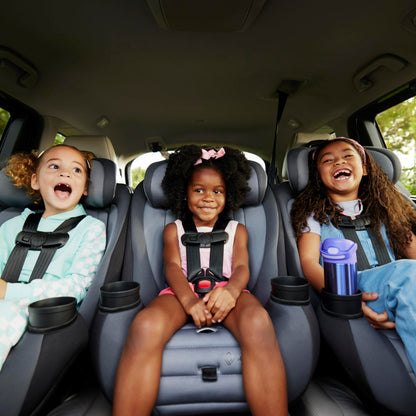 Safety 1st Ellaris 3-in-1 Convertible Car Seat, Slim Fit Design, Rear & Forward-Facing, 5-Position Headrest, 3-Across Fit, Travel-Friendly with Machine-Washable Seat Pad, Peacock Blue