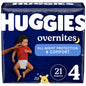 Huggies Size 5 Overnites Baby Diapers: Overnight Diapers, Size 5 (27+ lbs), 100 Ct (2 Packs of 50)