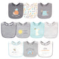 Hudson Baby Unisex BabyCotton Bibs