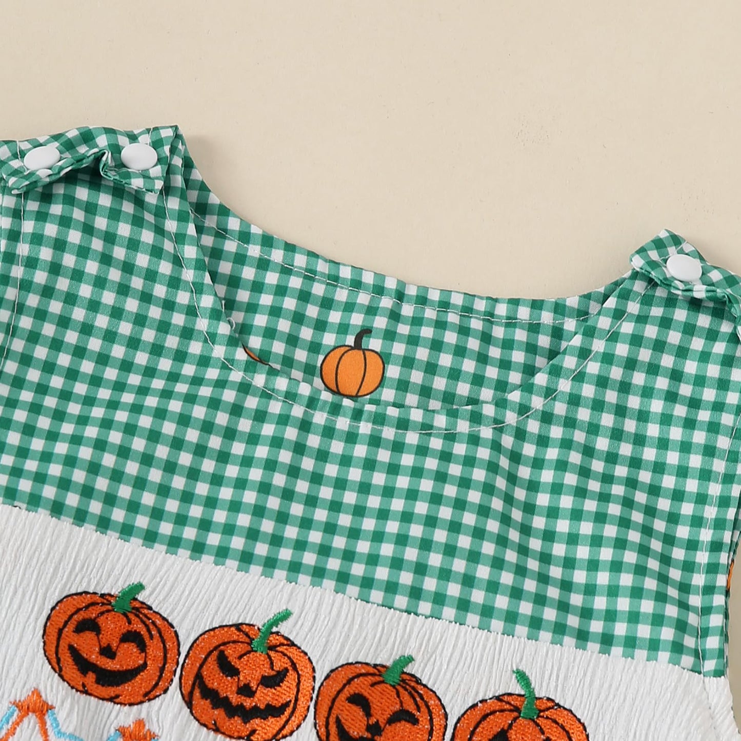 Baby Boy Summer Clothes Sleeveless Embroidery Dinosaur Striped Retro Romper Jumpsuit Smocked Shortall