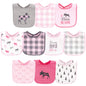 Hudson Baby Unisex BabyCotton Bibs