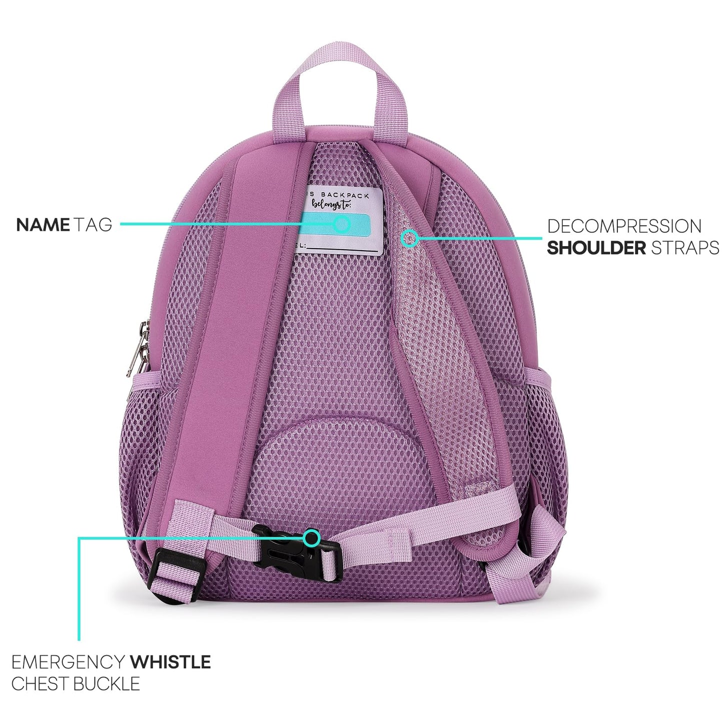 mibasies Toddler Backpacks for Girls 2-4: Baby Preschool Backpack - Kids Unicorn Backpack for Boys Girls - 12inch Mini School Bag
