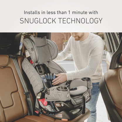 Graco 4Ever DLX 4-in-1 Car Seat, Maven | Infant to Toddler Car Seat, with 10 Years of Use | Rear-Facing, Forward-Facing and Booster Modes | Safe, Comfortable and Convenient