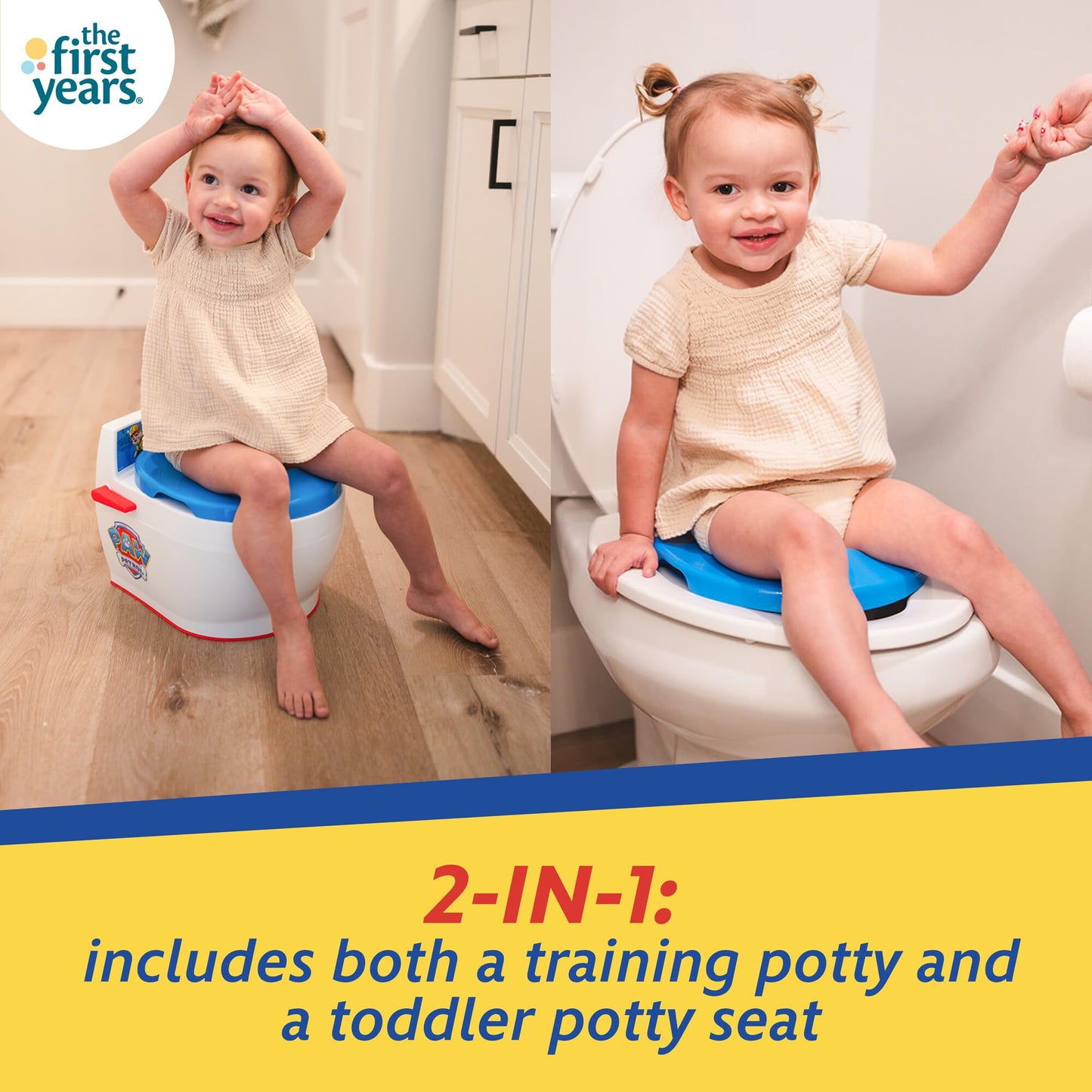 The First Years Disney Minnie Mouse Potty Training Toilet and Toddler Toilet Seat - Toilet Training Potty with Fun Flushing and Cheering Sounds,Pink