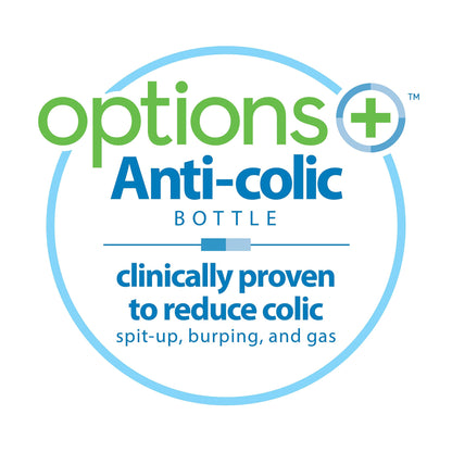 Dr. Brown's Anti-Colic Options+ Narrow Sippy Bottle Starter Kit, 8oz/250mL, with Level 3 Medium-Fast Flow Nipple and Soft 100% Silicone Sippy Spout, Pink, BPA Free, 6m+