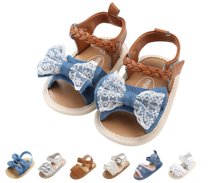 Baby Girls Sandals Summer Shoes Outdoor First Walker Toddler Girls Shoes for Summer