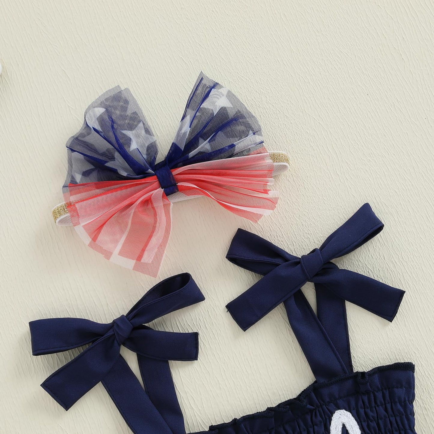 MERSARIPHY Newborn Baby Girl Summer Outfit Sleeveless Ruffle Smocked Halter Tulle Romper Dress One-piece Jumpsuit Clothes