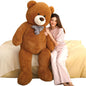 MaoGoLan Giant Big Teddy Bear 4 Feet 47 inch Life Size Tan Plush Bear Brown Stuffed Animal for Children Boyfriend