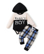 Renotemy Newborn Baby Boy Clothes Infant Boy Outfits Baby Hoodie Romper Fall Winter 0 3 6 9 12 18 Months Baby Clothes for Boy