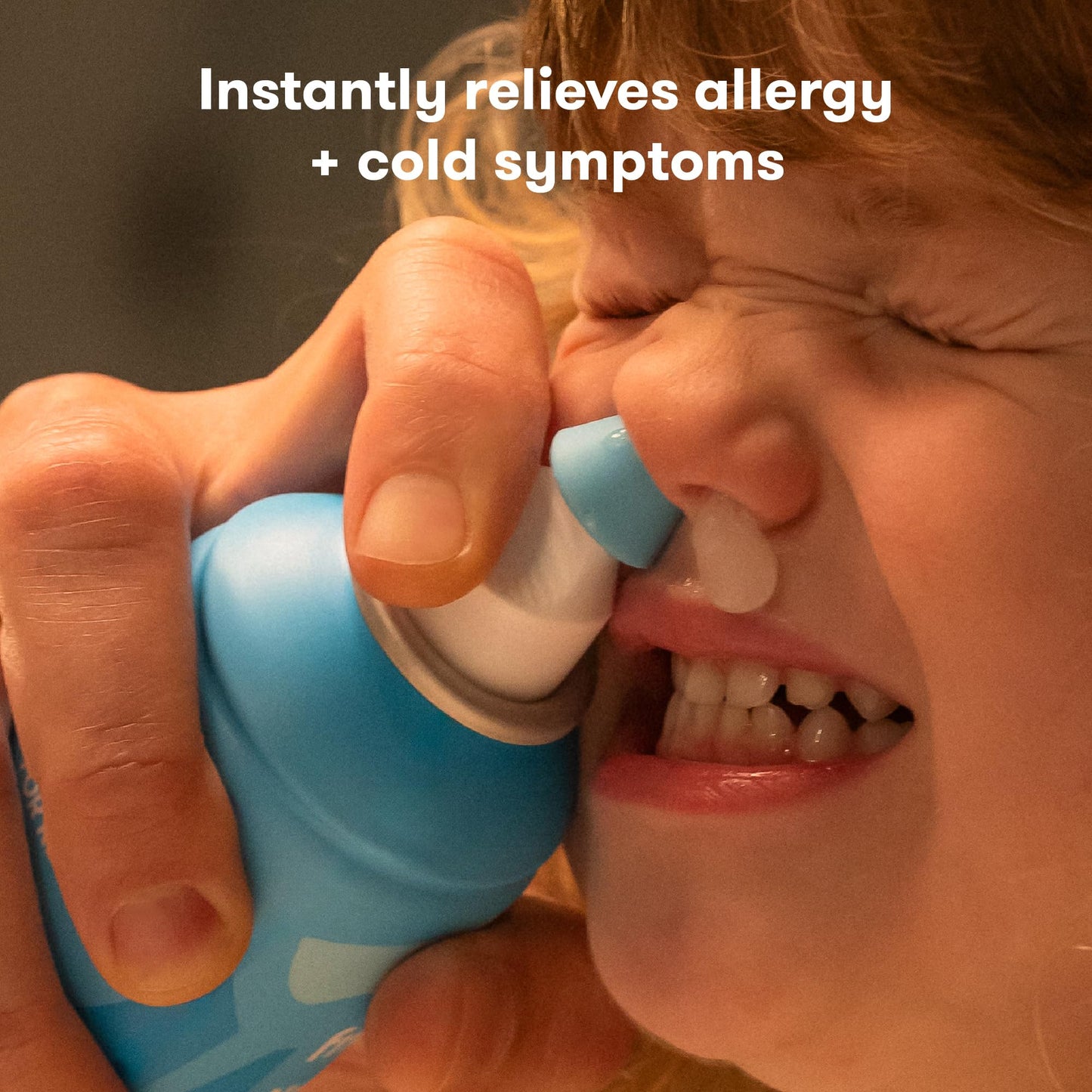 Frida Saline Rinse for Toddler, Kids, Ages 2+, Instant Congestion Relief & Allergy Relief, Flush Out Allergens, Mucus, Pollen, Dust, Safe for Daily Use