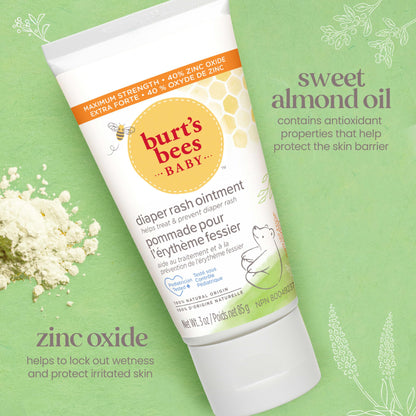 Burt's Bees Baby 100% Natural Origin Multipurpose Healing Ointment, Face & Body Baby Ointment – 7.5 Ounce Tub